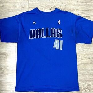 Dallas Mavericks Dirk Nowitzki Jersey Shirt Men’s Large